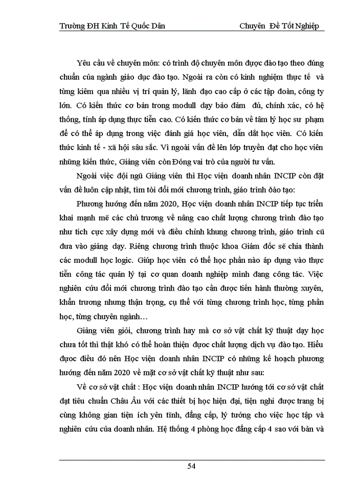image for page THỰC TRẠNG CHẤT LƯỢNG DỊCH VỤ ĐÀO TẠO TẠI CÔNG TY CỔ PHẦN HỌC VIỆN DOANH NHÂN INCIP