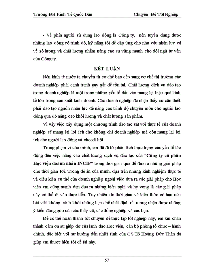 image for page THỰC TRẠNG CHẤT LƯỢNG DỊCH VỤ ĐÀO TẠO TẠI CÔNG TY CỔ PHẦN HỌC VIỆN DOANH NHÂN INCIP
