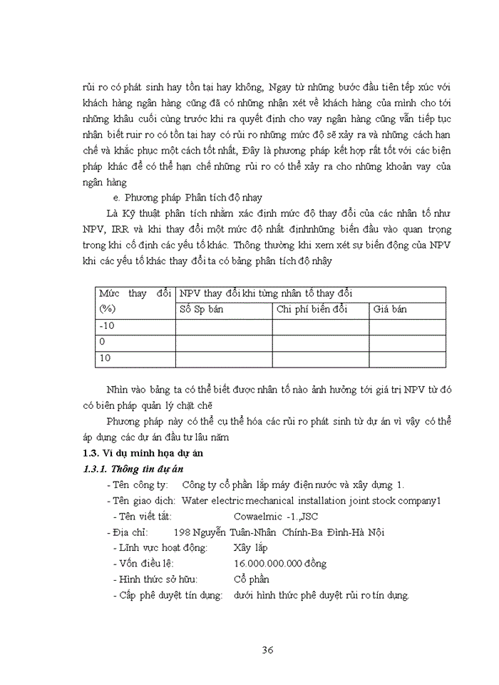image for page Hoàn thiện công tác đánh giá rủi ro trong hoạt động thẩm định dự án dầu tư tại Ngân hàng TMCổ phần Quân Đội Công nghiệp Ba Đình