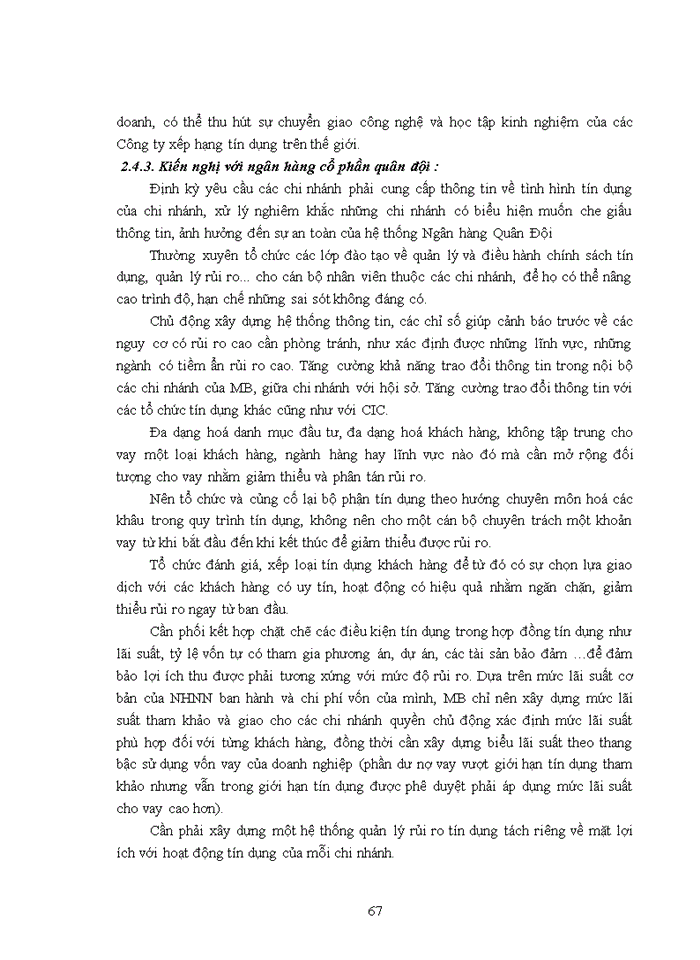 image for page Hoàn thiện công tác đánh giá rủi ro trong hoạt động thẩm định dự án dầu tư tại Ngân hàng TMCổ phần Quân Đội Công nghiệp Ba Đình