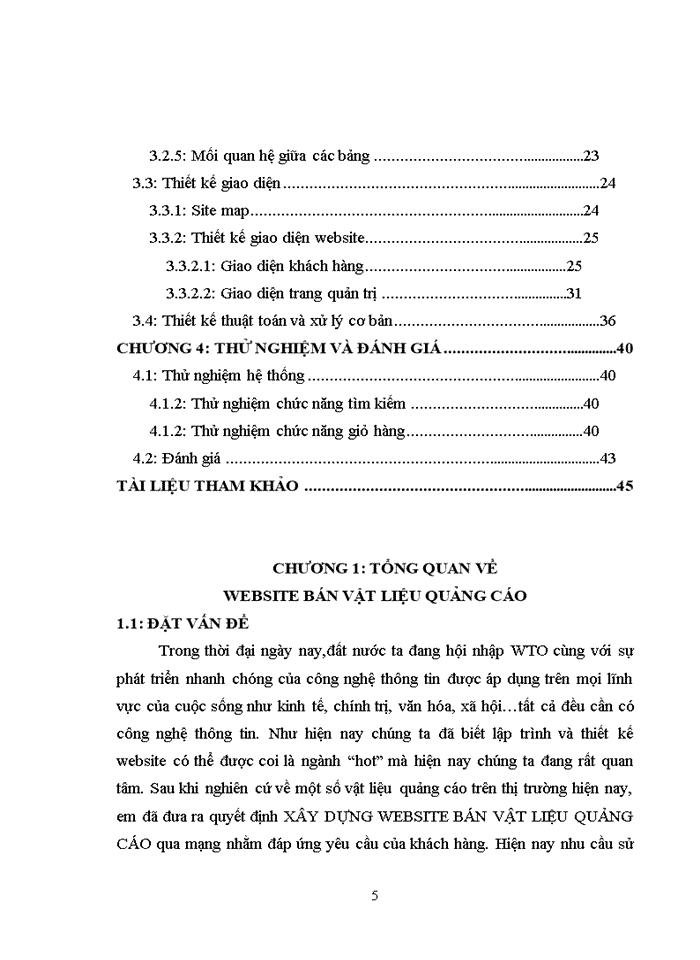 image for page Website quảng cáo và thương mại điện tử