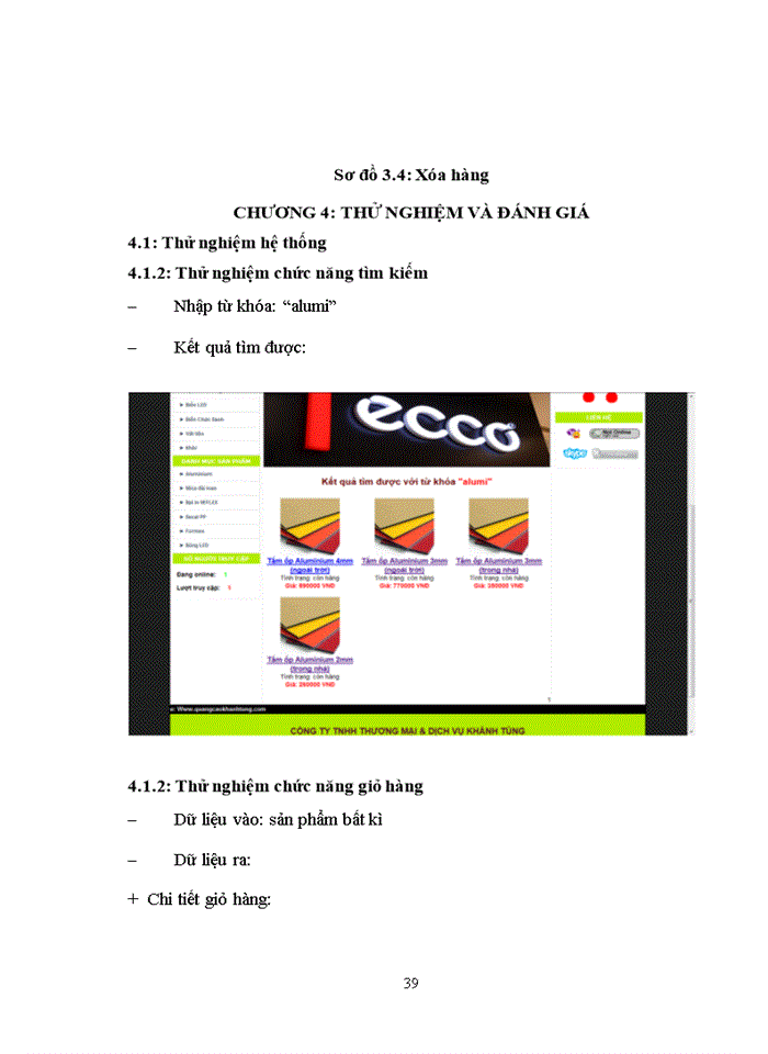 image for page Website quảng cáo và thương mại điện tử