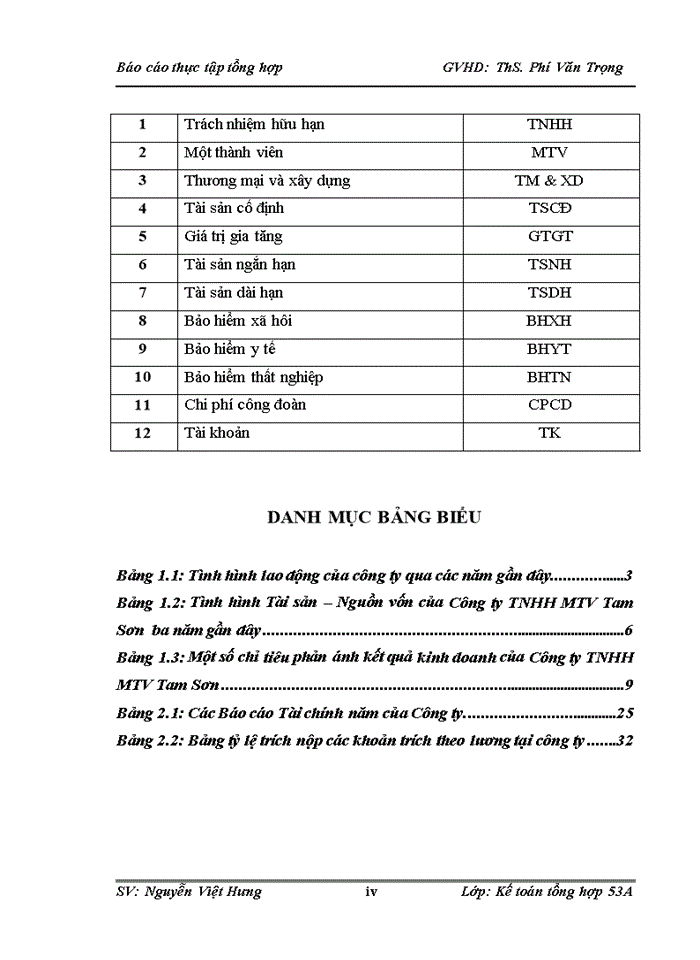image for page Tổ chức bộ máy kế toán và hệ thống kế toán tại công ty Trách nhiệm hữu hạn Một thành viên Thương mại và XD Tam Sơn