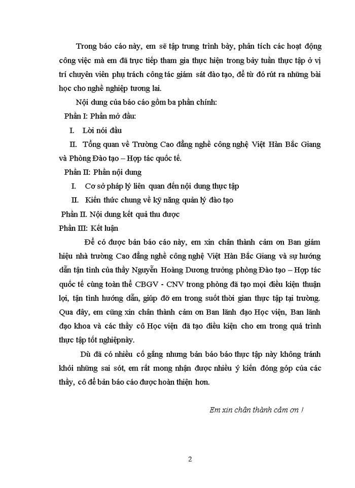 image for page Phòng Đào tạo Hợp tác quốc tế Trường Cao đẳng nghề công nghệ Việt Hàn Bắc Giang