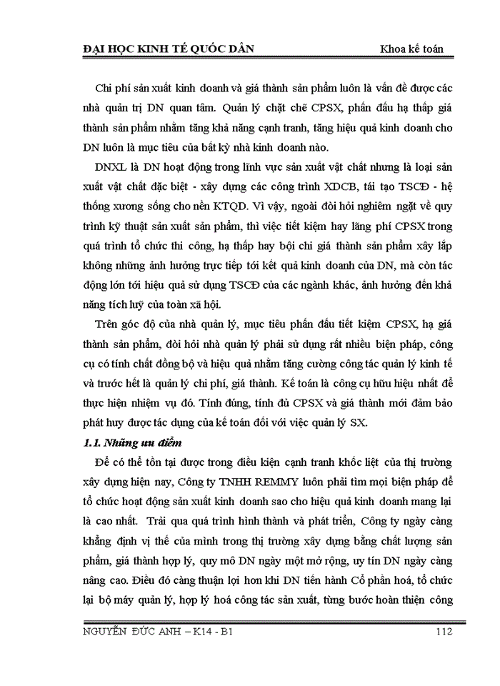 image for page Hoàn thiện công tác kế toán tập hợp chi phí sản xuất và tính giá thành sản phẩm tại Công ty Trách nhiệm hữu hạn REMMY