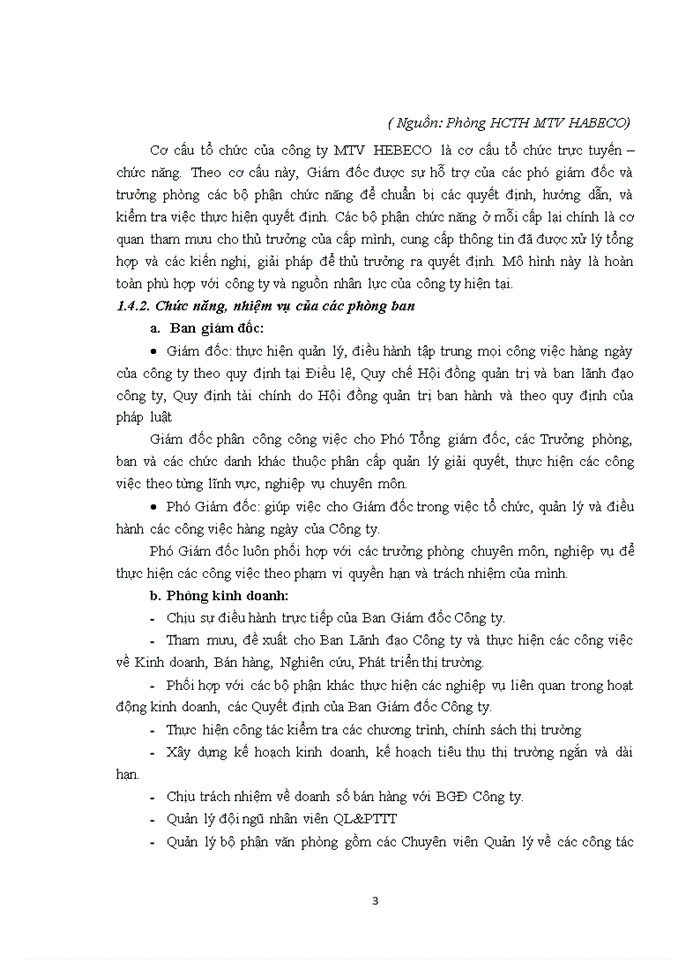 image for page Báo cáo tại Công ty Trách nhiệm hữu hạn Một thành viên Thương mại HABECO