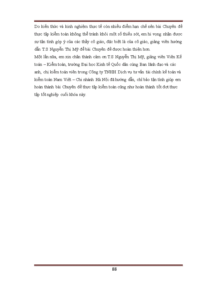 image for page Vận dụng thủ tục phân tích trong kiểm toán Báo cáo tài chính tại Công ty Trách nhiệm hữu hạn Dịch vụ Tư vấn Tài chính Kế toán và Kiểm toán Nam Việt Chi nhánh Hà Nội