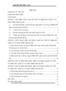 Một số giải pháp nhằm góp phần nâng cao hiệu quả hoạt động sản xuất kinh doanh tại Công ty Trách nhiệm hữu hạn Một thành viên quản lý và phát triển nhà Hà Nội