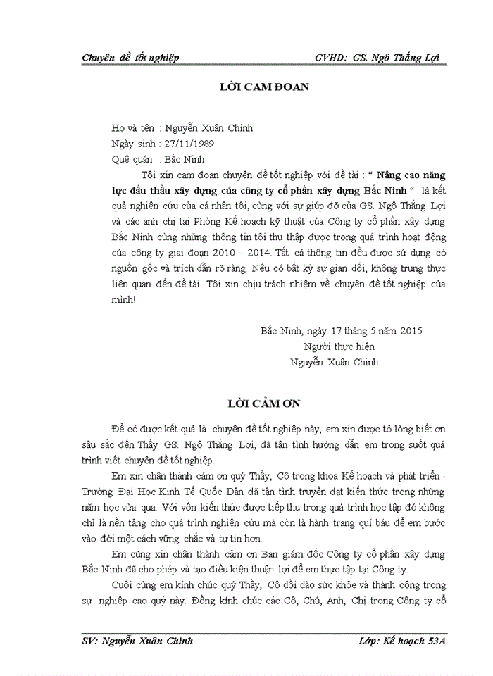 image for page Nâng cao năng lực đấu thầu xây dựng của công ty cổ phần xây dựng Bắc Ninh