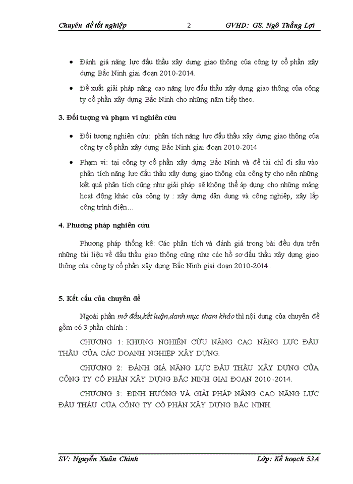 image for page Nâng cao năng lực đấu thầu xây dựng của công ty cổ phần xây dựng Bắc Ninh