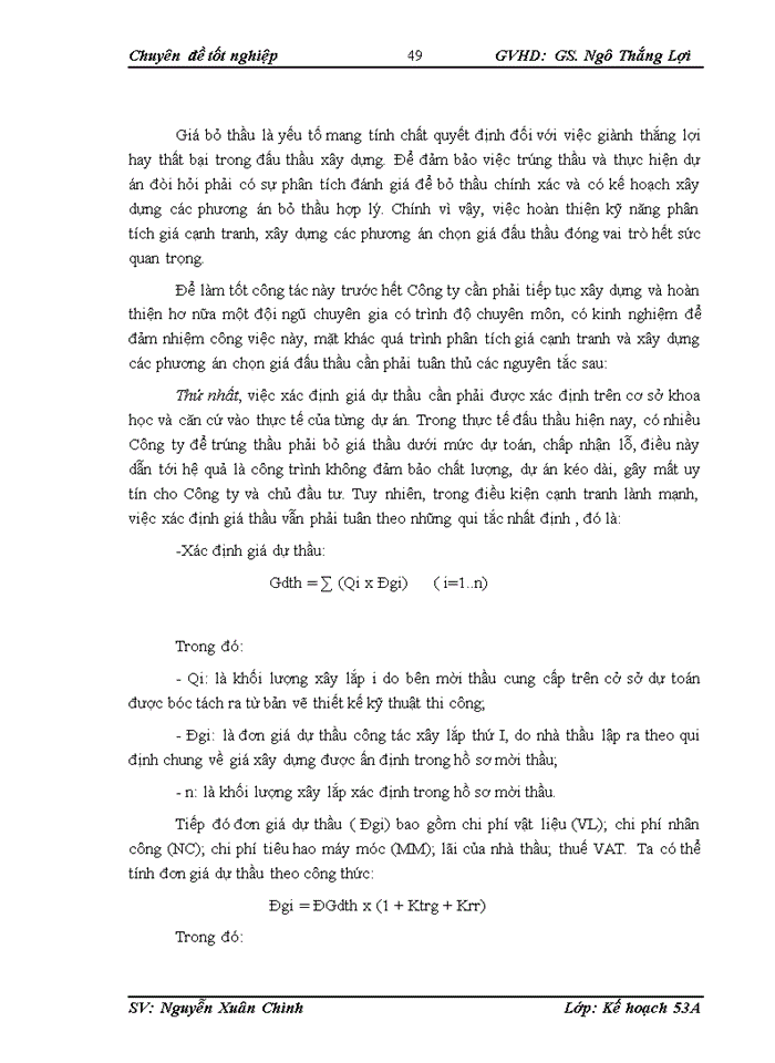 image for page Nâng cao năng lực đấu thầu xây dựng của công ty cổ phần xây dựng Bắc Ninh