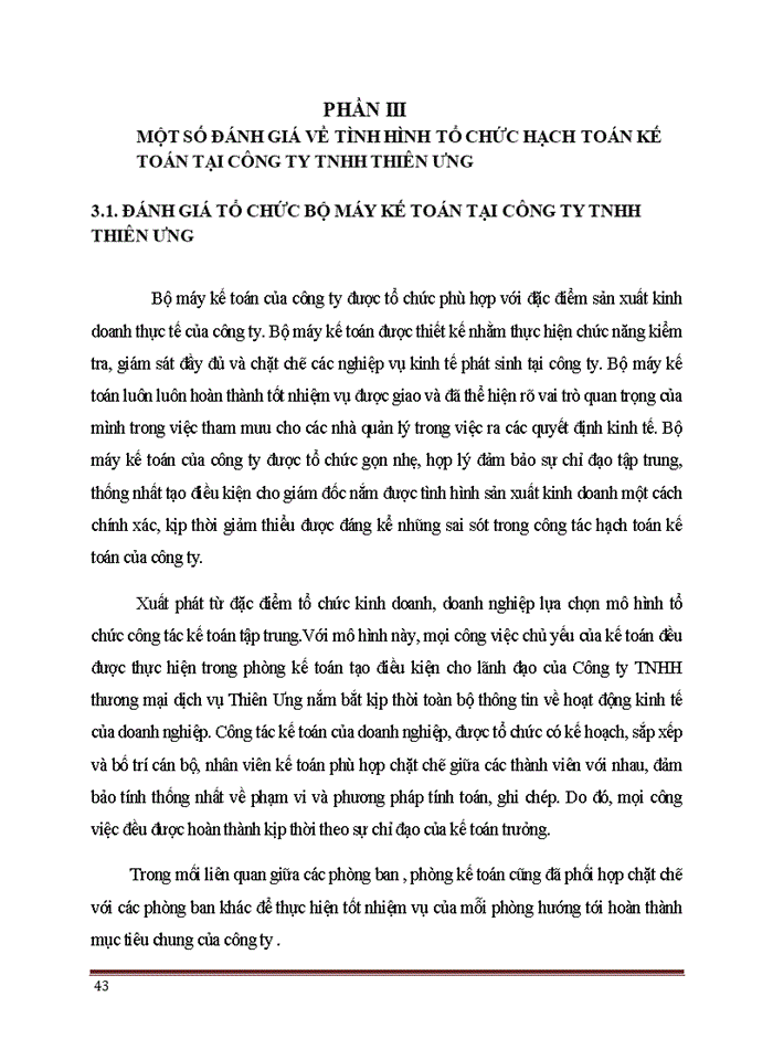 image for page Tổ chức bộ máy kế toán và hệ thống kế toán tại công ty Trách nhiệm hữu hạn Thiên Ưng