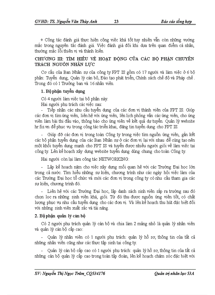 image for page Báo cáo tại Công ty Hệ thống thông tin FPT