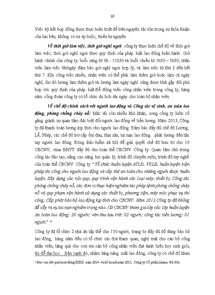 image for page Báo cáo tại Công ty cổ phần Lilama Hà Nội