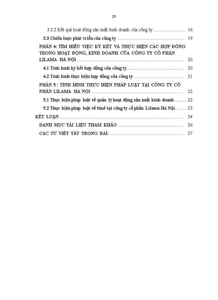 image for page Báo cáo tại Công ty cổ phần Lilama Hà Nội