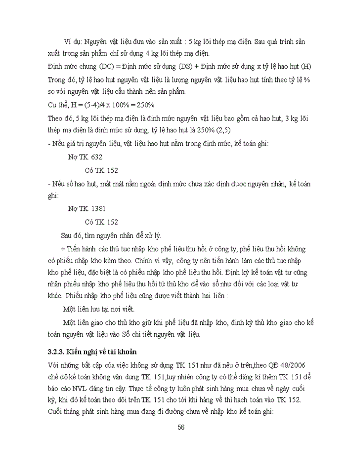 image for page Hoàn thiện kế toán nguyên vật liệu tại Công ty Cổ phần Việt Chào