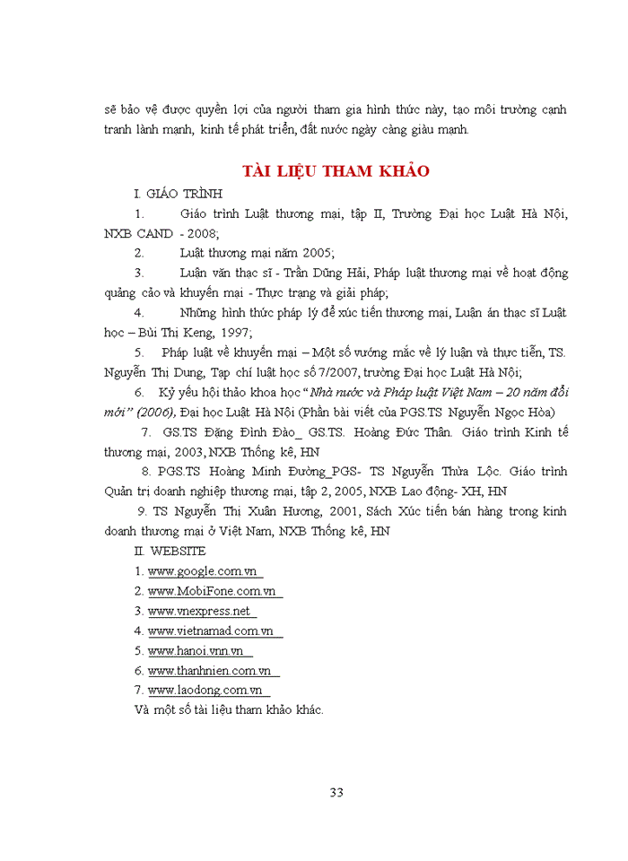 image for page QUY ĐỊNH CỦA PHÁP LUẬT HIỆN HÀNH VỀ KHUYẾN MẠI VÀ THỰC TIỄN NHÌN TỪ CÔNG TY THÔNG TIN DI ĐỘNG VMS THUỘC TẬP ĐOÀN BƯU CHÍNH VIỄN THÔNG VIỆT NAM VNPT