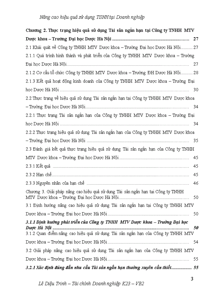 image for page Nâng cao hiệu quả sử dụng Tài sản ngắn hạn tại Công ty Trách nhiệm hữu hạn Một thành viên Dược khoa Trường Đại học Dược Hà Nội