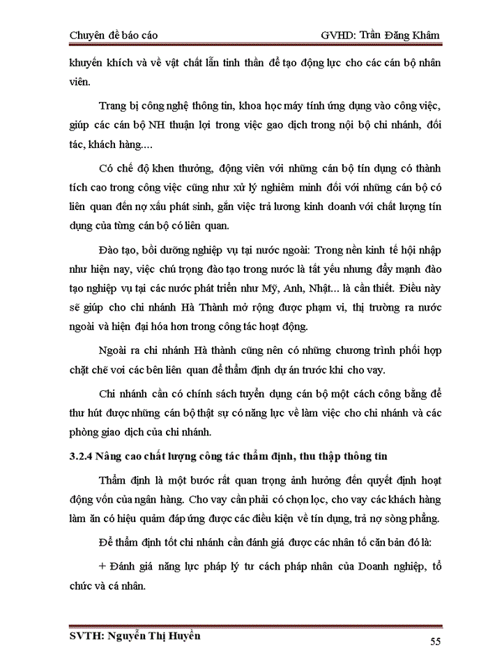 image for page Nâng cao chất lượng tín dụng tại chi nhánh NHNovàPTnông thônHà Thành