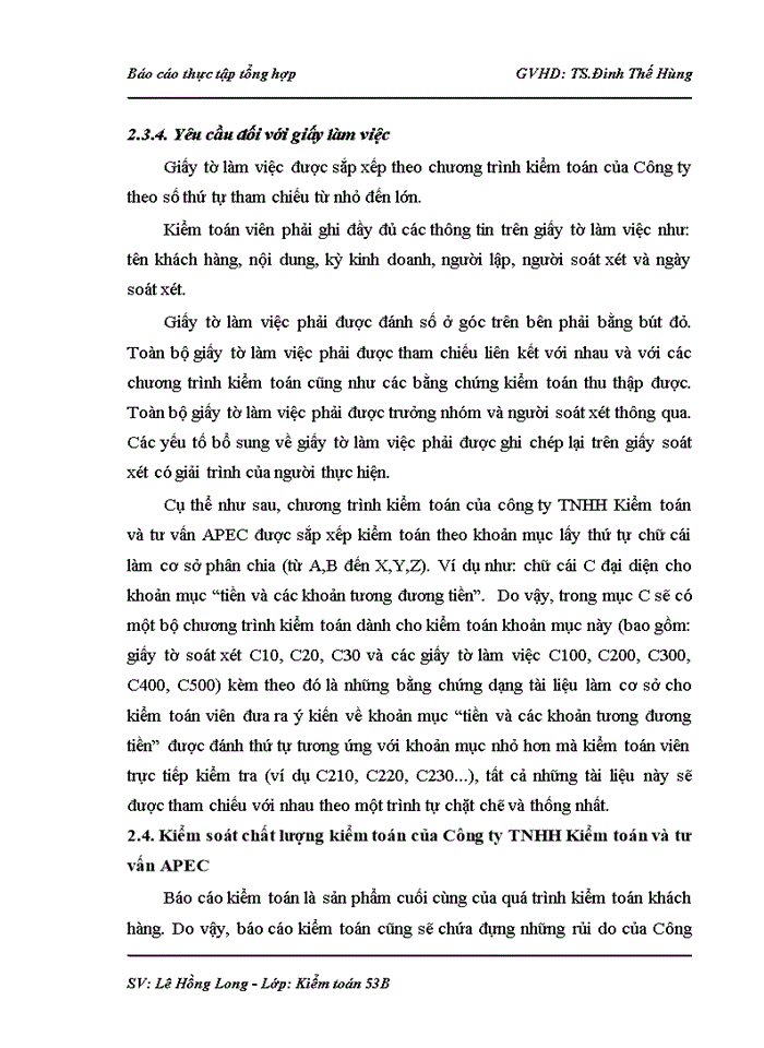 image for page Đặc điểm tổ chức kiểm toán của Công ty Trách nhiệm hữu hạn Kiểm toán và Tư vấn APEC