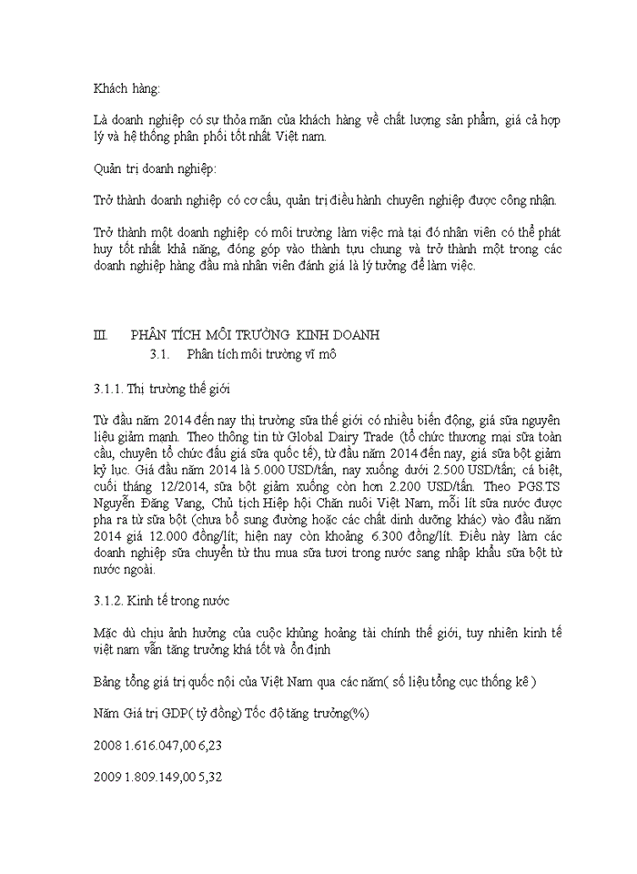 image for page Quản trị chiến lược công ty cổ phần sữa Việt Nam Vinamilk