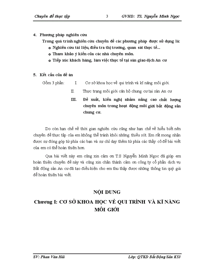 Nâng cao chất lượng chuyên môn trong môi giới bất động sản chung cư tại sàn An cư