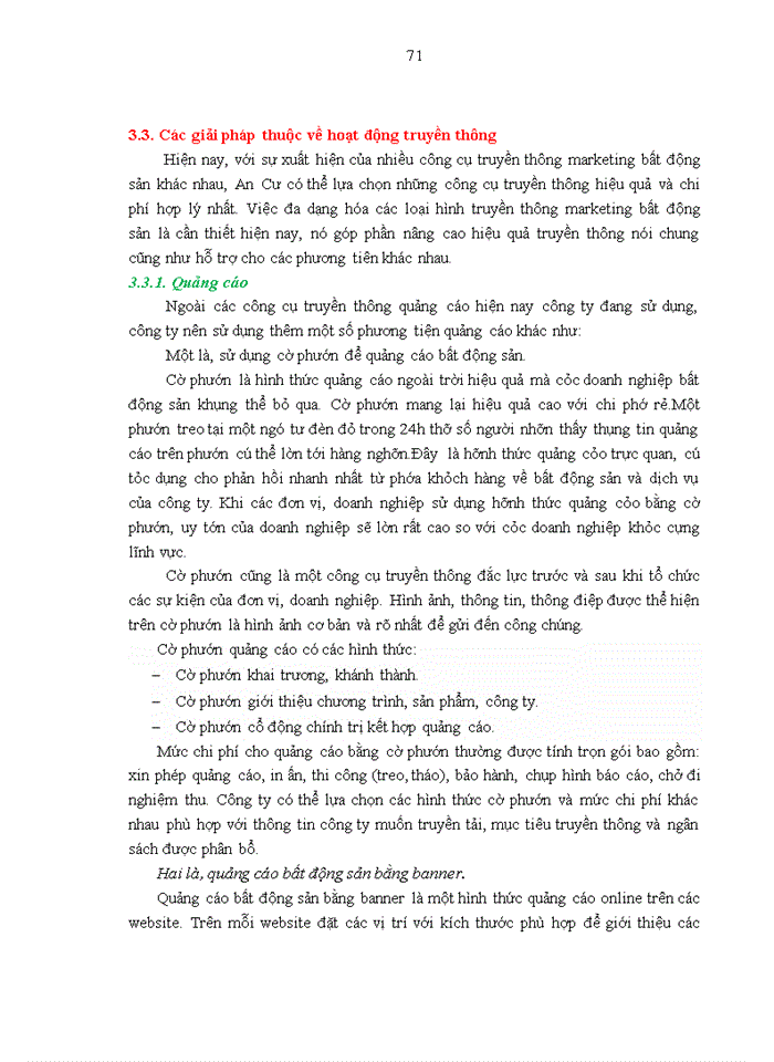 image for page Giải pháp nâng cao hiệu quả truyền thông marketing bất động sản tại Công ty cổ phần dịch vụ bất động sản An Cư