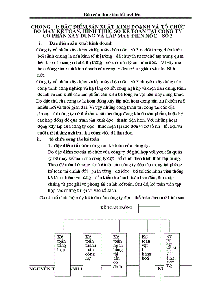 image for page Báo cáo kế toán tổng hợp CÔNG TY CỔ PHẦN XÂY DỰNG VÀ LẮP MÁY ĐIỆN NƯỚC SỐ 3