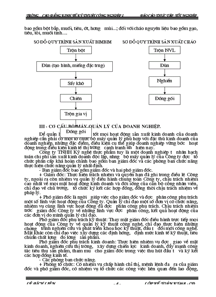 image for page Báo cáo kế toán tổng hợp tại C ng ty Trách nhiệm hữu hạn Kü nghÖ thùc phÈm