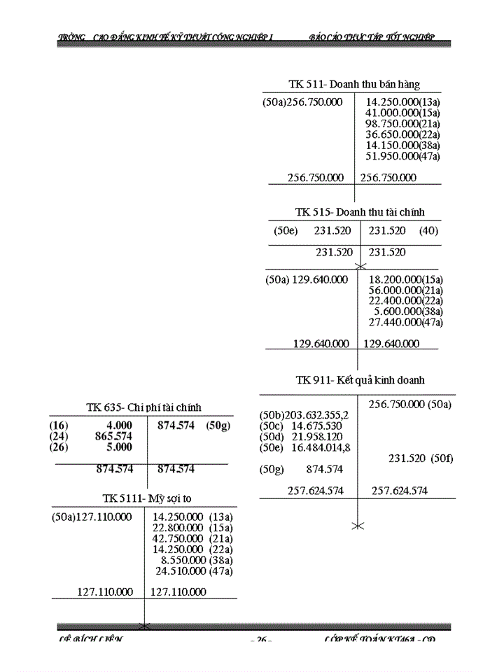 image for page Báo cáo kế toán tổng hợp tại C ng ty Trách nhiệm hữu hạn Kü nghÖ thùc phÈm