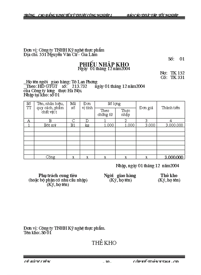 image for page Báo cáo kế toán tổng hợp tại C ng ty Trách nhiệm hữu hạn Kü nghÖ thùc phÈm