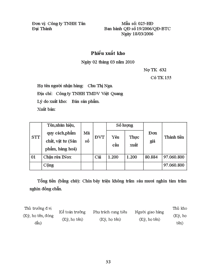 image for page Báo cáo kế toán tổng hợp tại công ty Trách nhiệm hữu hạn Tân Đại Thành