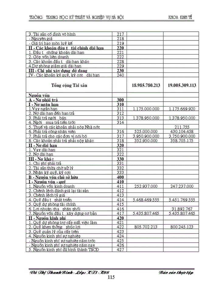 image for page Báo cáo kế toán tổng hợp tại C ng ty Cæ phÇn T vÊn Çu t X y Dùng vµ Th ng m i Xu n Anh