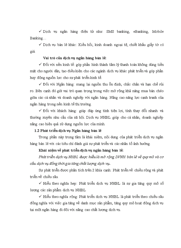 image for page THS Phát triển dịch vụ ngân hàng bán lẻ tại Ngân hàng thương mại cổ phần Đầu tư và Phát triển chi nhánh Chương Dương