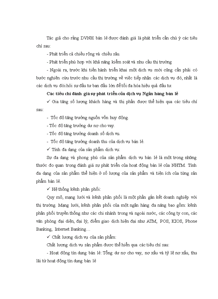 image for page THS Phát triển dịch vụ ngân hàng bán lẻ tại Ngân hàng thương mại cổ phần Đầu tư và Phát triển chi nhánh Chương Dương