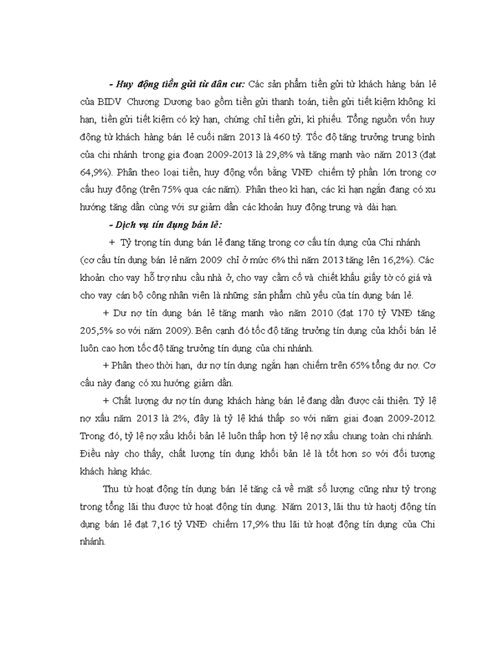 image for page THS Phát triển dịch vụ ngân hàng bán lẻ tại Ngân hàng thương mại cổ phần Đầu tư và Phát triển chi nhánh Chương Dương