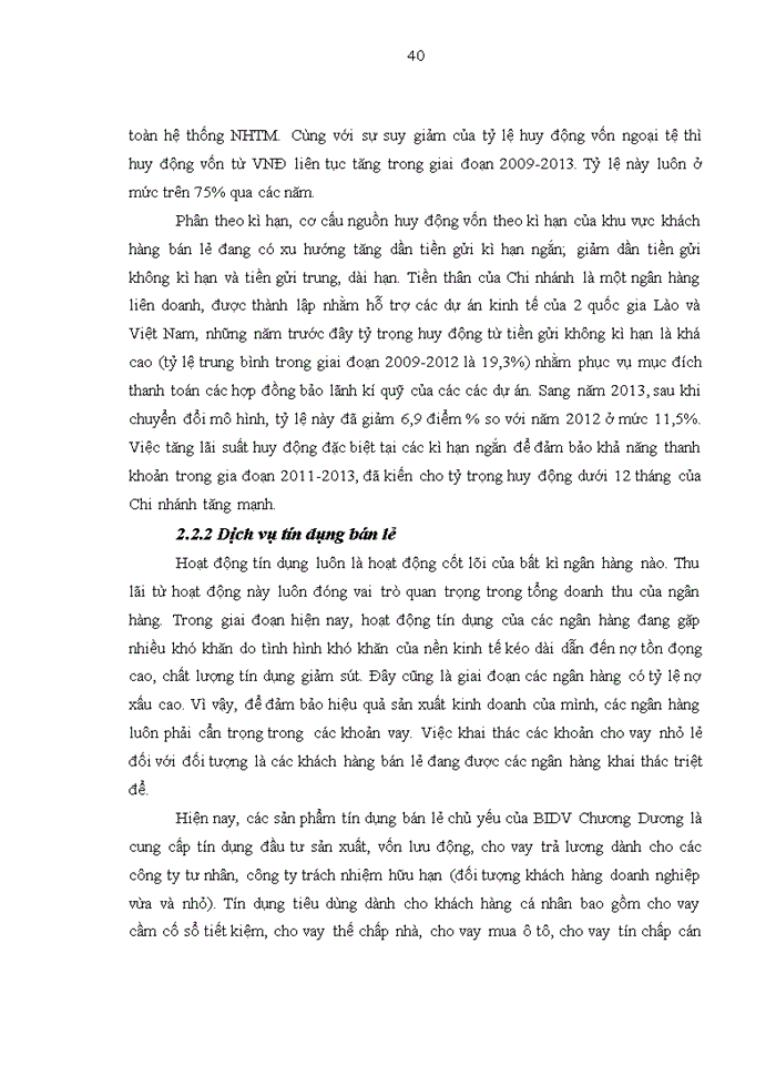 image for page THS Phát triển dịch vụ ngân hàng bán lẻ tại Ngân hàng thương mại cổ phần Đầu tư và Phát triển chi nhánh Chương Dương