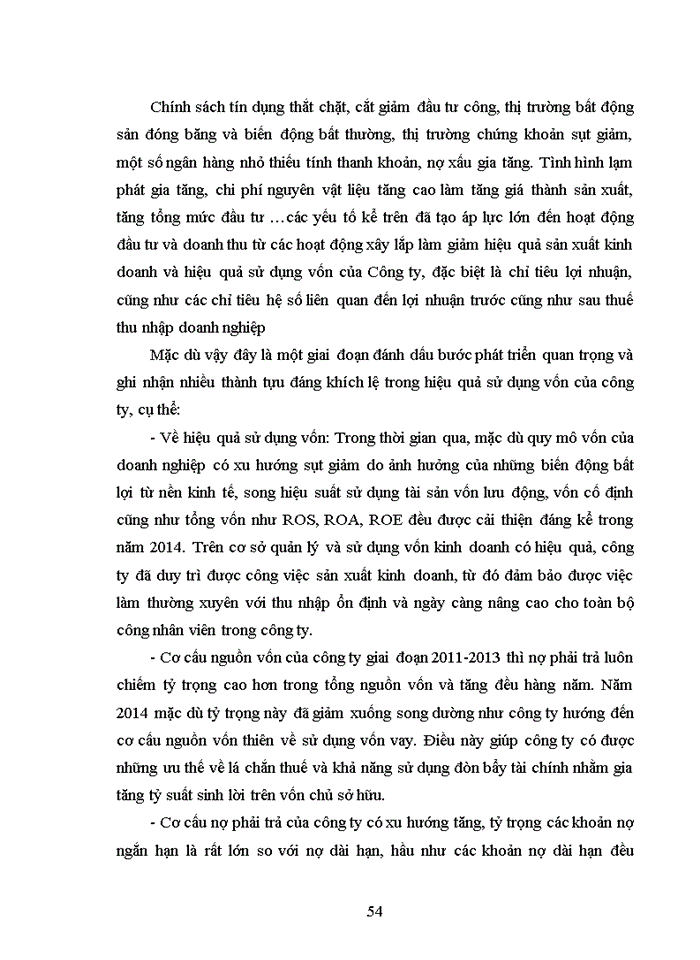 image for page THS Nâng cao hiệu quả sử dụng vốn của Công ty cổ phần cơ điện và xây dựng Việt Nam