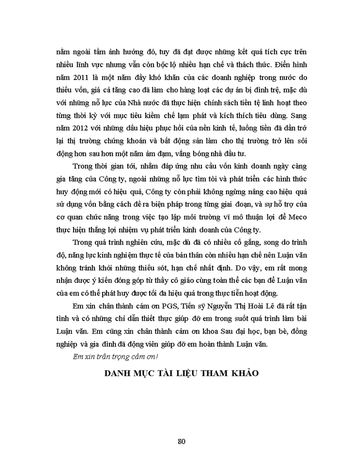 image for page THS Nâng cao hiệu quả sử dụng vốn của Công ty cổ phần cơ điện và xây dựng Việt Nam