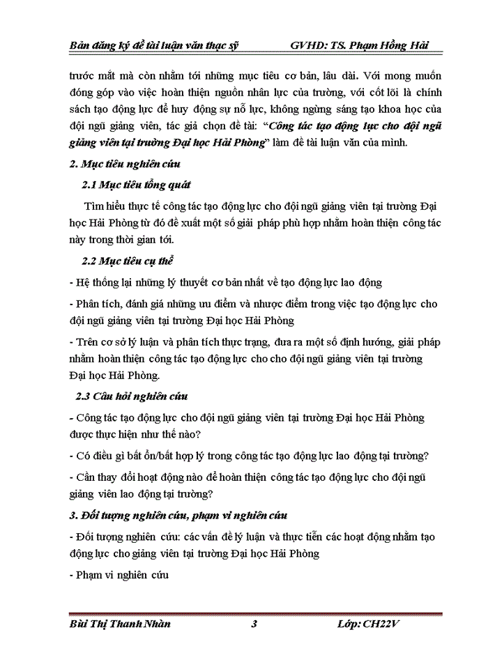 image for page THS Công tác tạo động lực cho đội ngũ giảng viên tại trường Đại học Hải Phòng