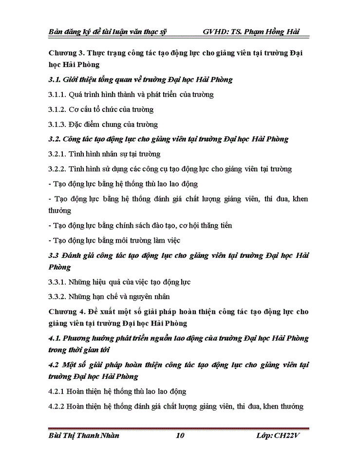 image for page THS Công tác tạo động lực cho đội ngũ giảng viên tại trường Đại học Hải Phòng