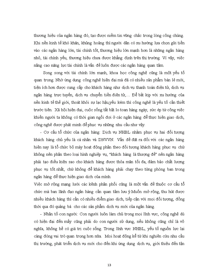 image for page THS Giải pháp phát triển dịch vụ ngân hàng bán lẻ tại Ngân hàng TMCổ phần Đầu tư và phát triển Việt Nam Chi nhánh Thanh Xuân