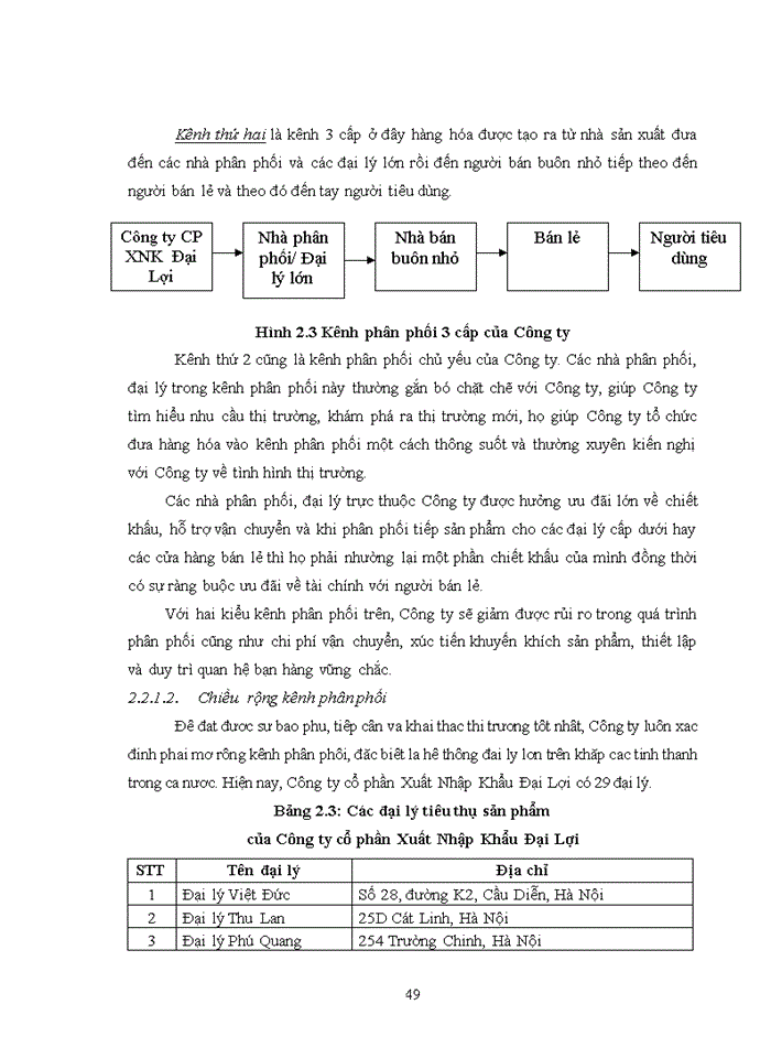 image for page THS Hoàn thiện kênh phân phối sản phẩm của công ty cổ phần XNhập khẩu Đại Lợi