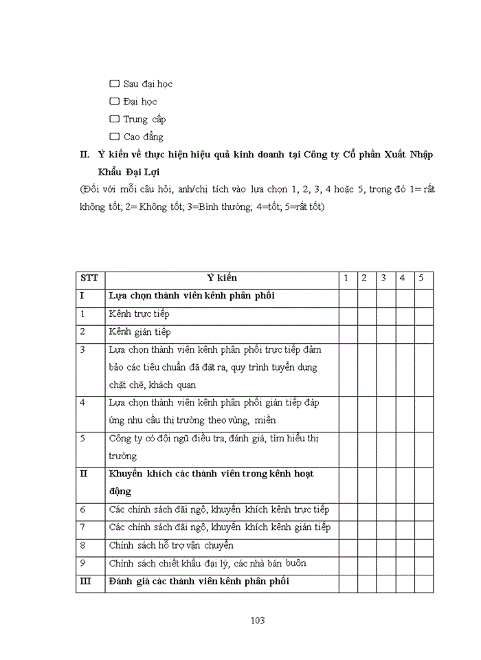 image for page THS Hoàn thiện kênh phân phối sản phẩm của công ty cổ phần XNhập khẩu Đại Lợi