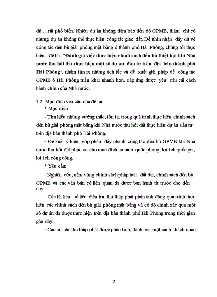 image for page THS Đánh giá việc thực hiện chính sách đền bù thiệt hại khi Nhà nước thu hồi đất thực hiện một số dự án đầu tư trên địa bàn thành phố Hải Phòng