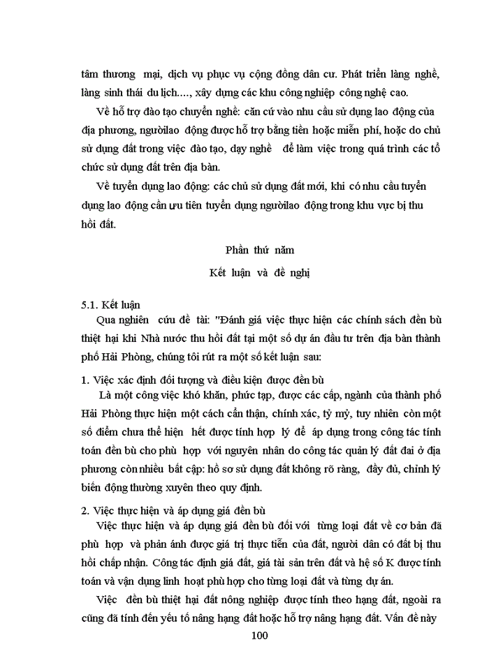image for page THS Đánh giá việc thực hiện chính sách đền bù thiệt hại khi Nhà nước thu hồi đất thực hiện một số dự án đầu tư trên địa bàn thành phố Hải Phòng