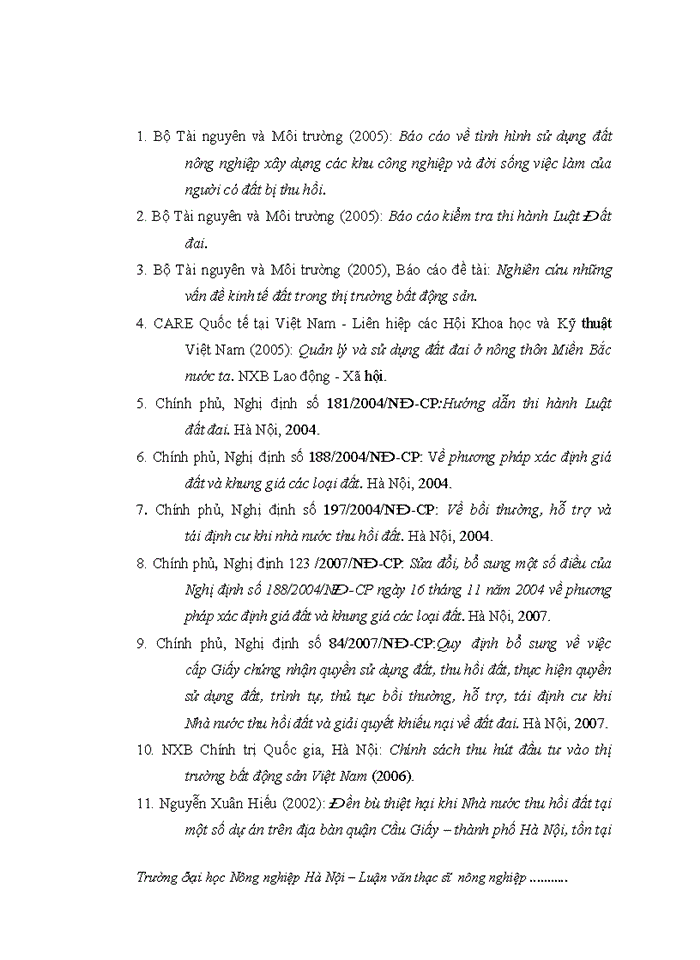 image for page THS Đánh giá thực trạng công tác thu hồi đất bồi thường hỗ trợ và tái định cư của dự án cầu Vĩnh Tuy trên địa bàn quận Hai Bà Trưng thành phố Hà Nội