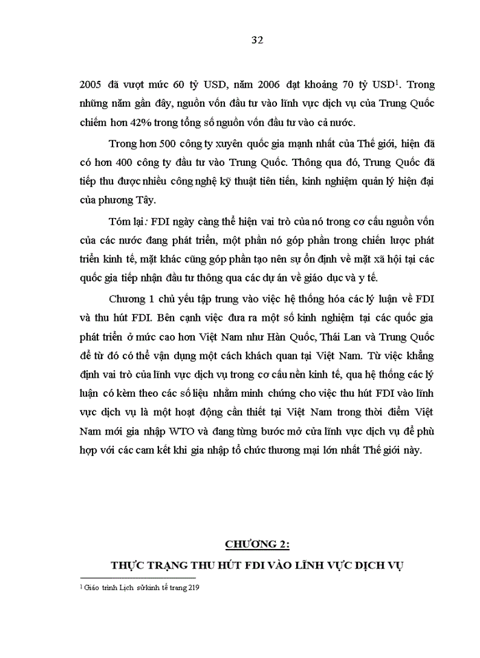 image for page THS Thu hút FDI nhằm phát triển lĩnh vực dịch vụ trong điều kiện Việt Nam là thành viên của WTO