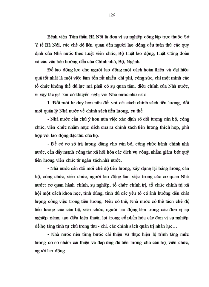 image for page THS Tạo động lực lao động tại Bệnh viện Tâm thần Hà Nội