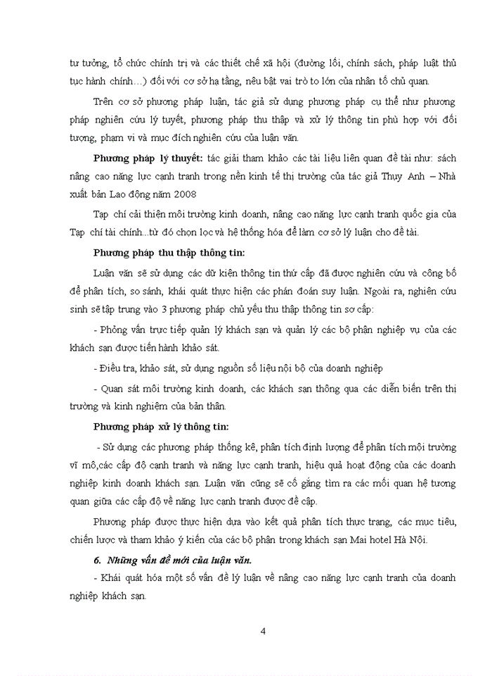 image for page THS Nâng cao năng lực cạnh tranh của khách sạn Mai Hotel Hà Nội